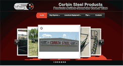 Desktop Screenshot of corbinsteel.com